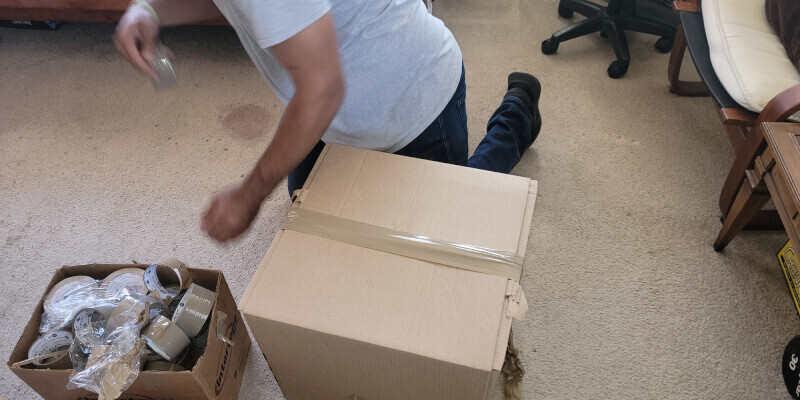 box packing services